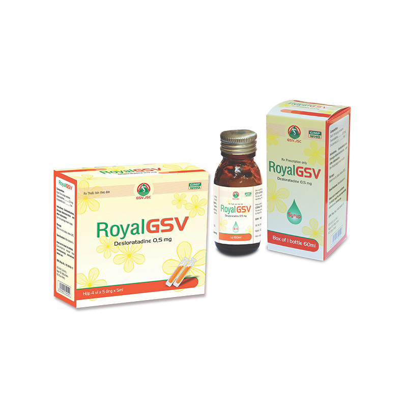 ROYAL GSV – Làm giảm triệu chứng viêm mũi dị ứng, hắt hơi, sổ mũi