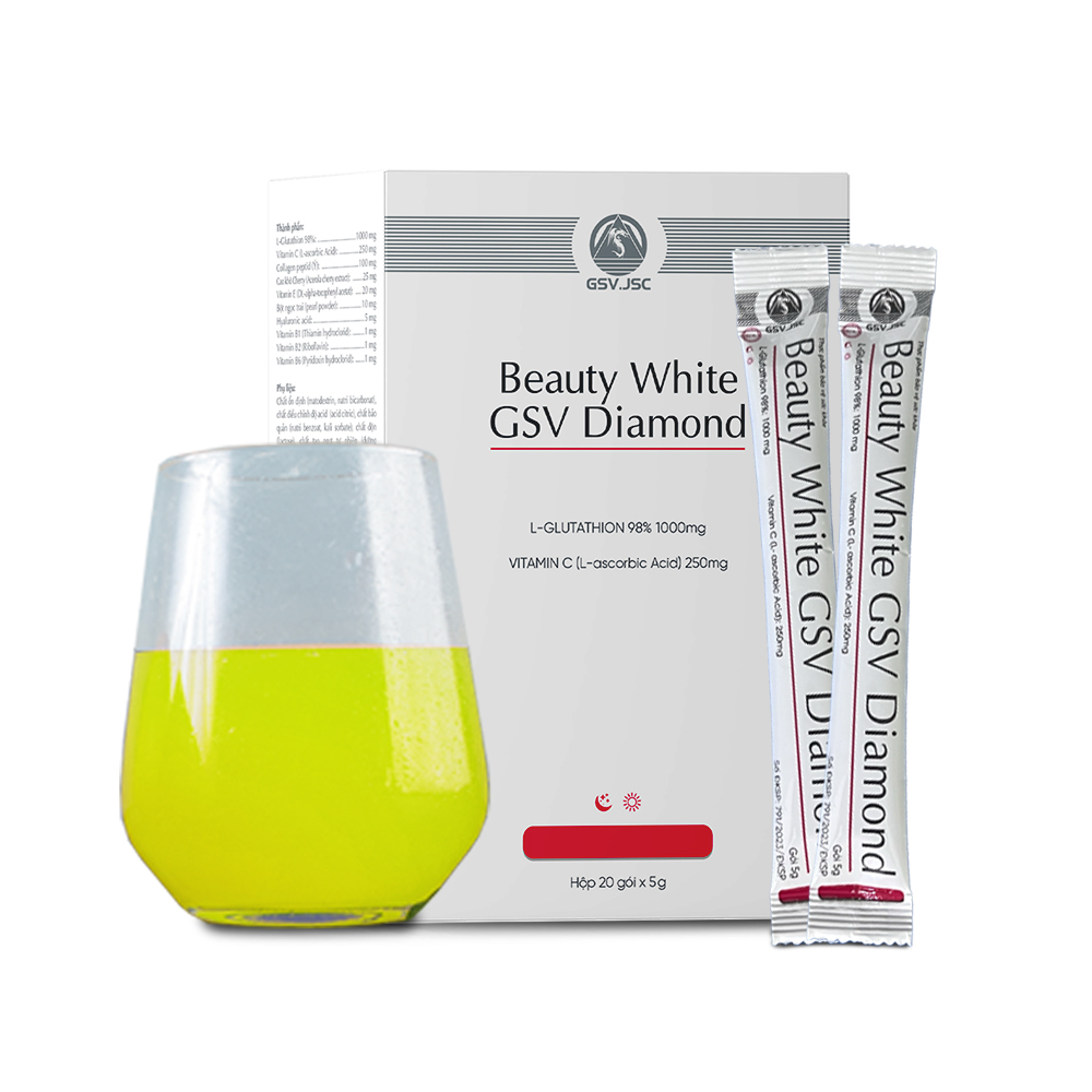Ra mắt Beauty White GSV Diamond – Cốm sủi hỗ trợ trắng da, chống lão hóa