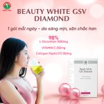 Beauty White GSV Diamond – Cốm sủi hỗ trợ trắng da, chống lão hóa