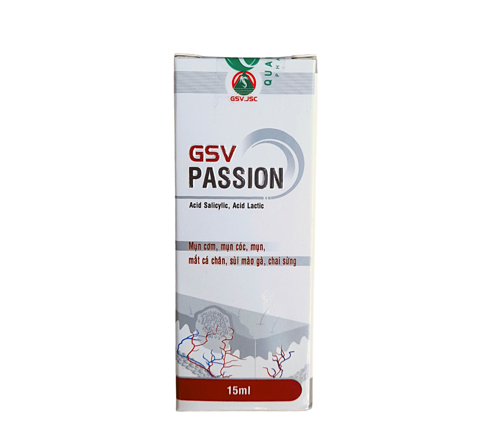 GSV Passion – Trị mụn cóc, mụn cơm, chai sừng, sùi mào gà