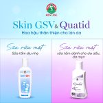 SKIN GSV – Sữa rửa mặt, sữa tắm làm sạch bụi bẩn và chất nhờn